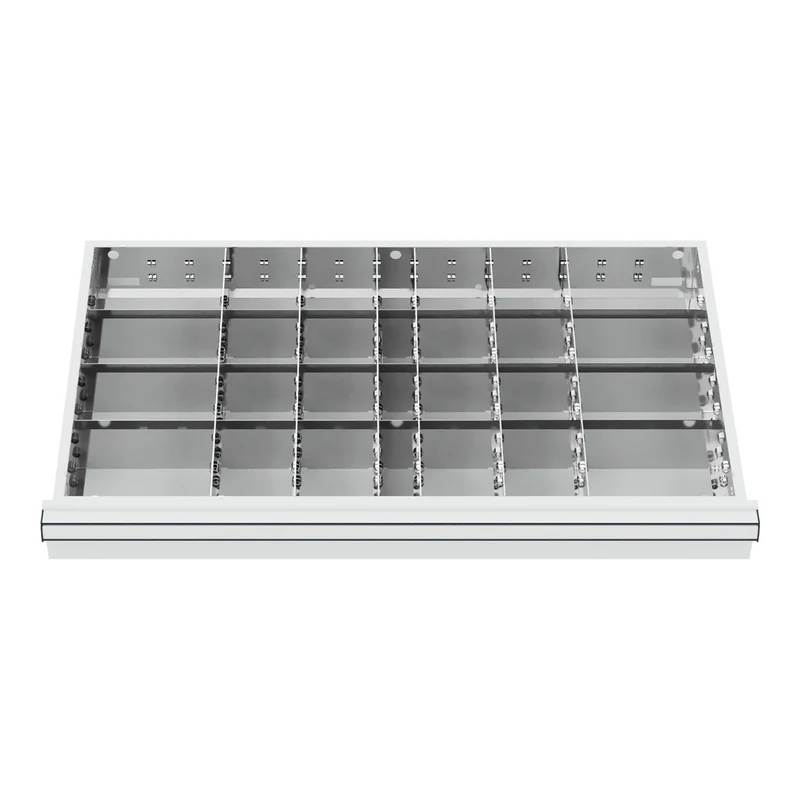 STIER Schubladeneinteilung Metalleinteilung BLH 100/125 mm Innenmaß 800x450 mm