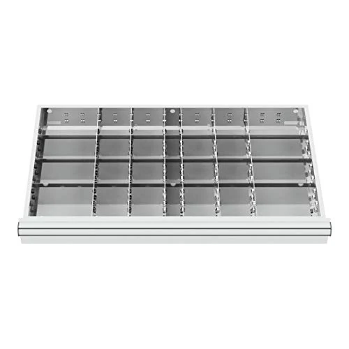 STIER Schubladeneinteilung Metalleinteilung BLH 100/125 mm Innenmaß 800x450 mm