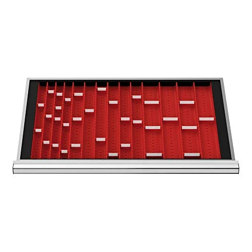STIER Schubladeneinteilung Muldenplatten BLH 50 mm Innenmaß 800x450 mm 6 MP mit