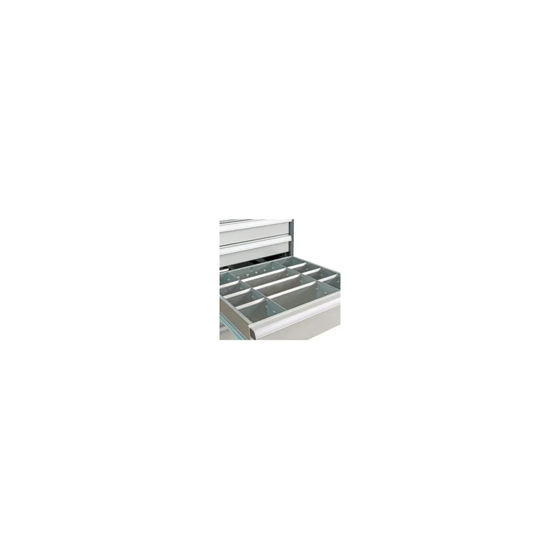 STIER Schubladeneinteilung Metalleinteilung BLH 100/125 mm Innenmaß 500x450 mm