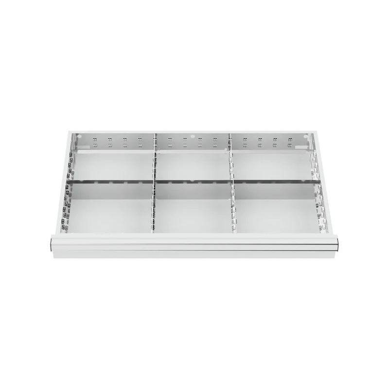 STIER Schubladeneinteilung Metalleinteilung BLH 200-300 mm Innenmaß 800x450 mm 6