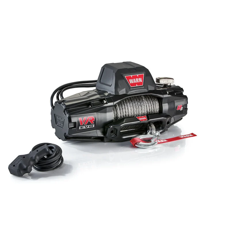 SEILWINDE WARN VR EVO 8S 12V 3.629 KG ZUGKRAFT, KUNSTSTOFFSEIL