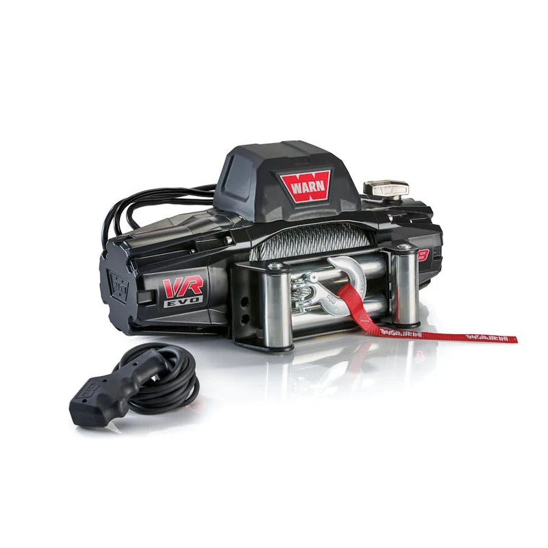 SEILWINDE WARN VR EVO 8 12V 3.629 KG ZUGKRAFT, STAHLSEIL