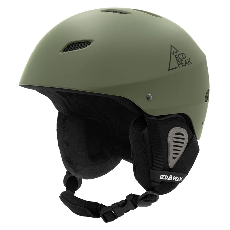 ECD Germany | Skihelm für Herren und Damen L (58-61 cm) Grün Snowboardhelm mit Belüftungssystem & Skibrillenhalter, optimaler Schutz & Tragekomfort