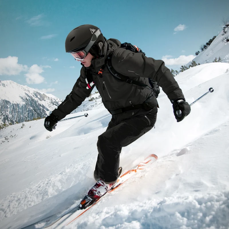 ECD Germany | Skihelm für Herren und Damen S, M, L Snowboardhelm mit Belüftungssystem & Skibrillenhalter, optimaler Schutz & Tragekomfort