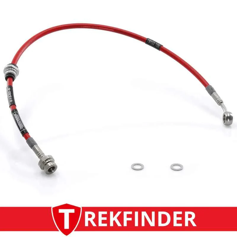 Stahlflexbremsleitung TREKFINDER für SUZUKI Jimny II Vorderachse rechts u. links passend 1 Stück