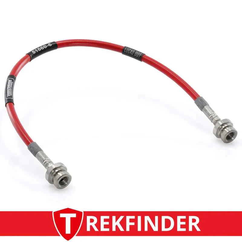 Stahlflexbremsleitung TREKFINDER für SUZUKI Jimny II Hinterachse rechts