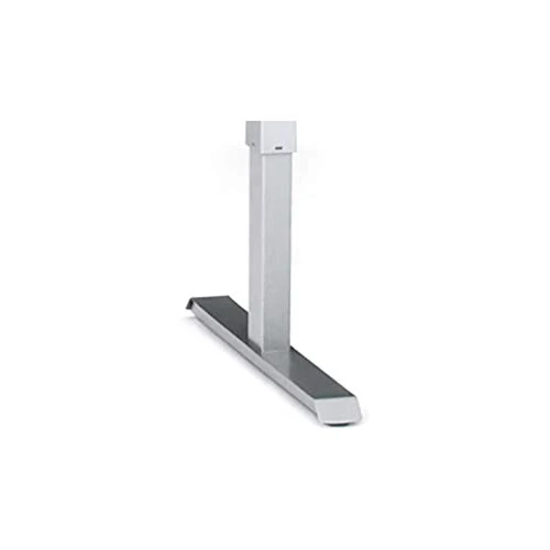 STIER Elektrisch höhenverstellbarer Schreibtisch 501-33, Tischgestell mit Tischplatte 100x80 cm, Weiß mel., Ergonomischer Steh-Sitz-Tisch stufenlos verstellbar 68-118 cm