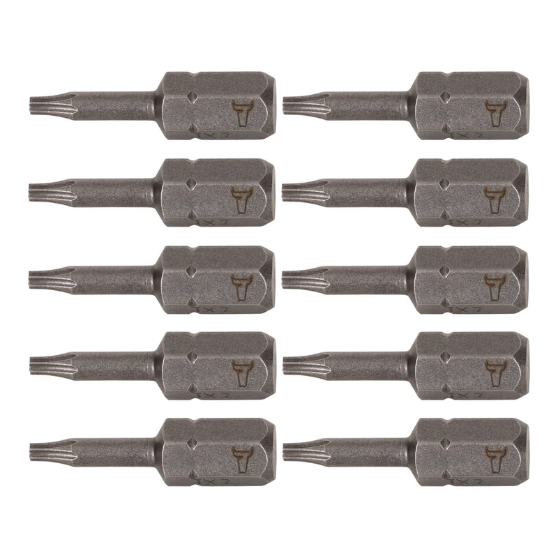 STIER Torx®-Bit TX 7 und TX 8 Form C 6,3 Länge 25 mm 10er Pack 10 Stk