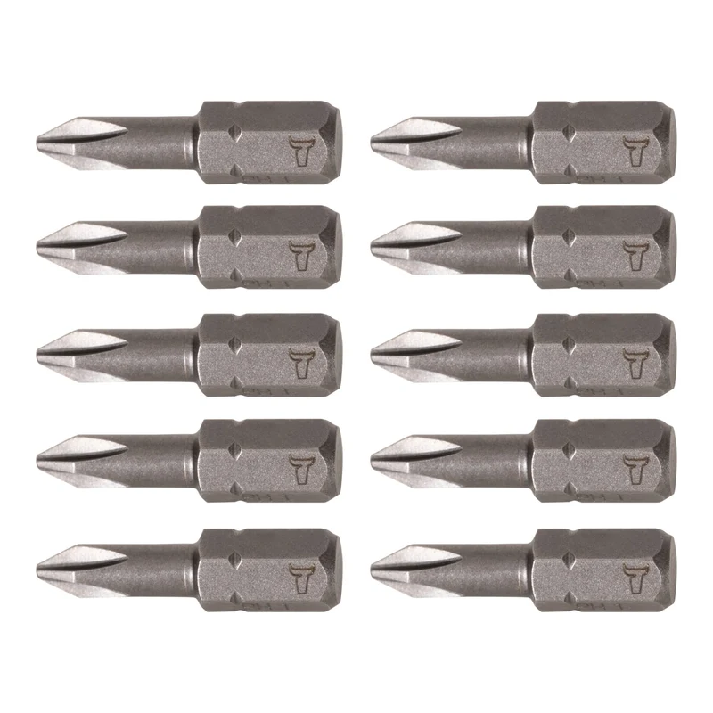 STIER Phillips-Bit PH 1 | PH 3 Form C 6,3 Länge 25 mm 10er Pack 10 Stk