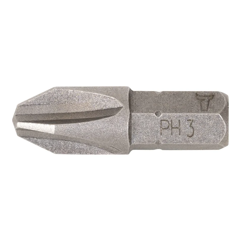 STIER Phillips-Bit PH 1 | PH 3 Form C 6,3 Länge 25 mm 10er Pack 10 Stk