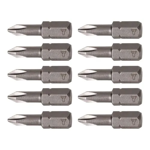 STIER Phillips-Bit PH 1 | PH 3 Form C 6,3 Länge 25 mm 10er Pack 10 Stk