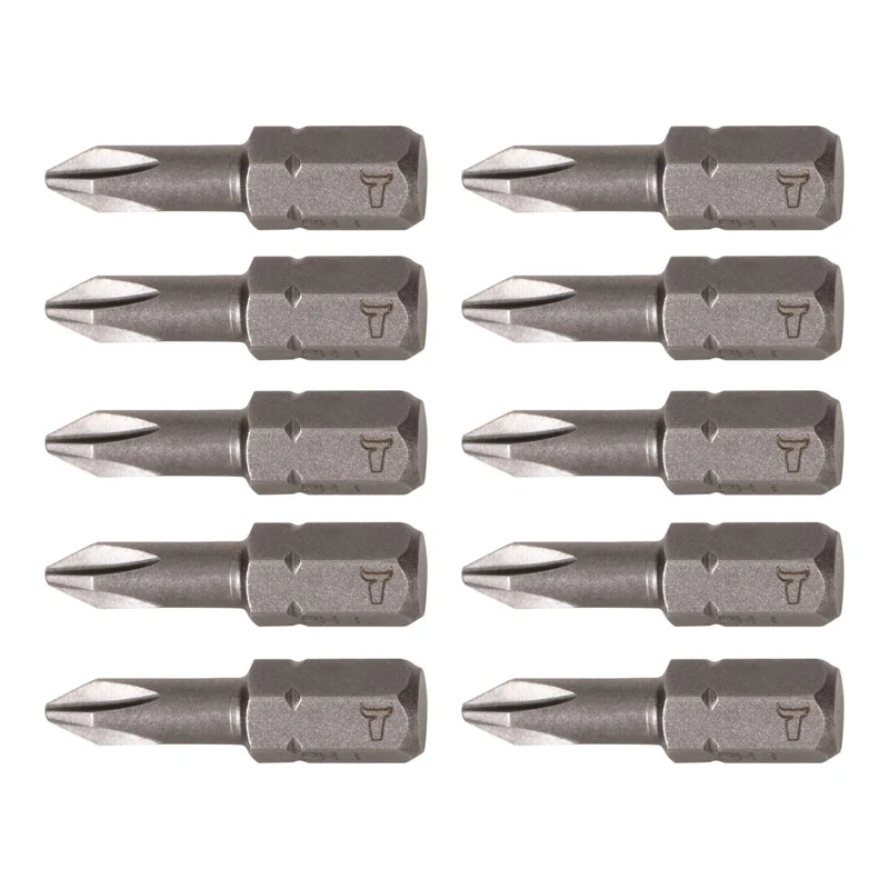 STIER Phillips-Bit PH 1 | PH 3 Form C 6,3 Länge 25 mm 10er Pack 10 Stk