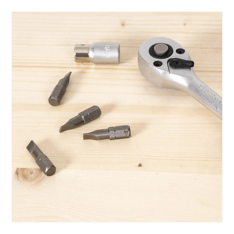 STIER Schlitz-Bit Form C 6,3 Länge 25mm 10er Pack 10 Stk diverse Größen Bit Satz