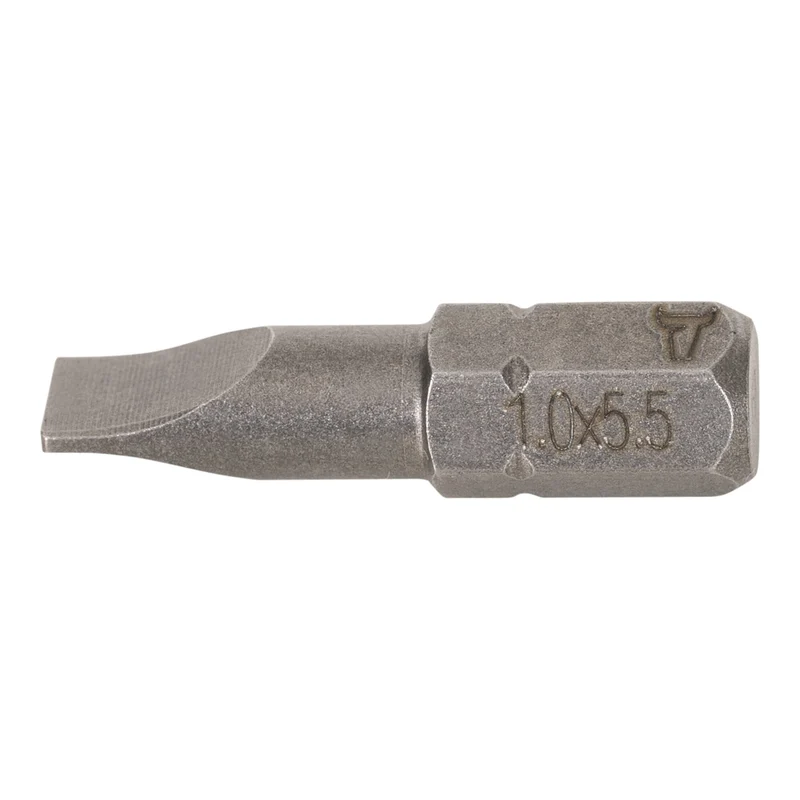 STIER Schlitz-Bit Form C 6,3 Länge 25mm 10er Pack 10 Stk diverse Größen Bit Satz