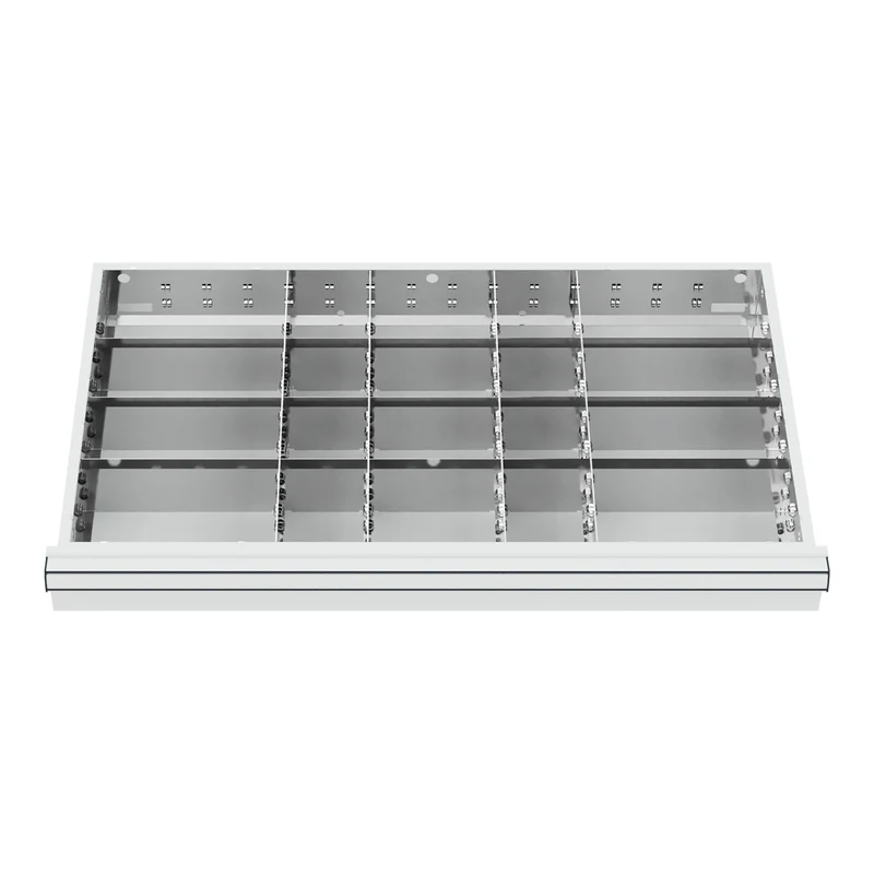 STIER Schubladeneinteilung Metalleinteilung BLH 100/125 mm Innenmaß 800x450 mm
