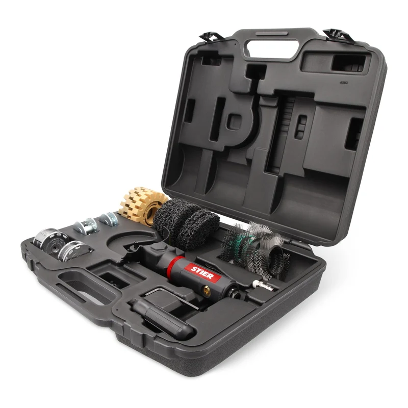 STIER Multi-Schleifer Satz 17-tlg Set Stecknippel 1/4 Zoll