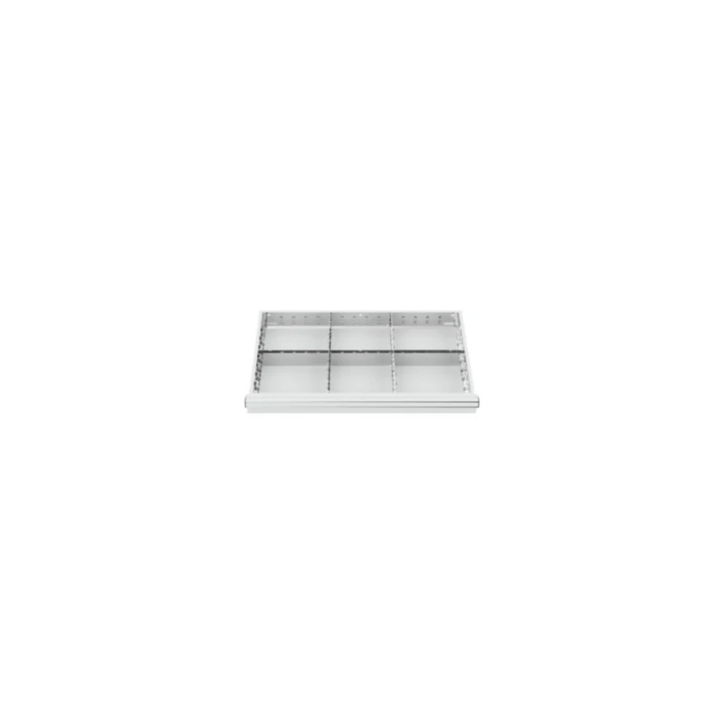 STIER Schubladeneinteilung Metalleinteilung BLH 100/125 mm Innenmaß 800x450 mm 6