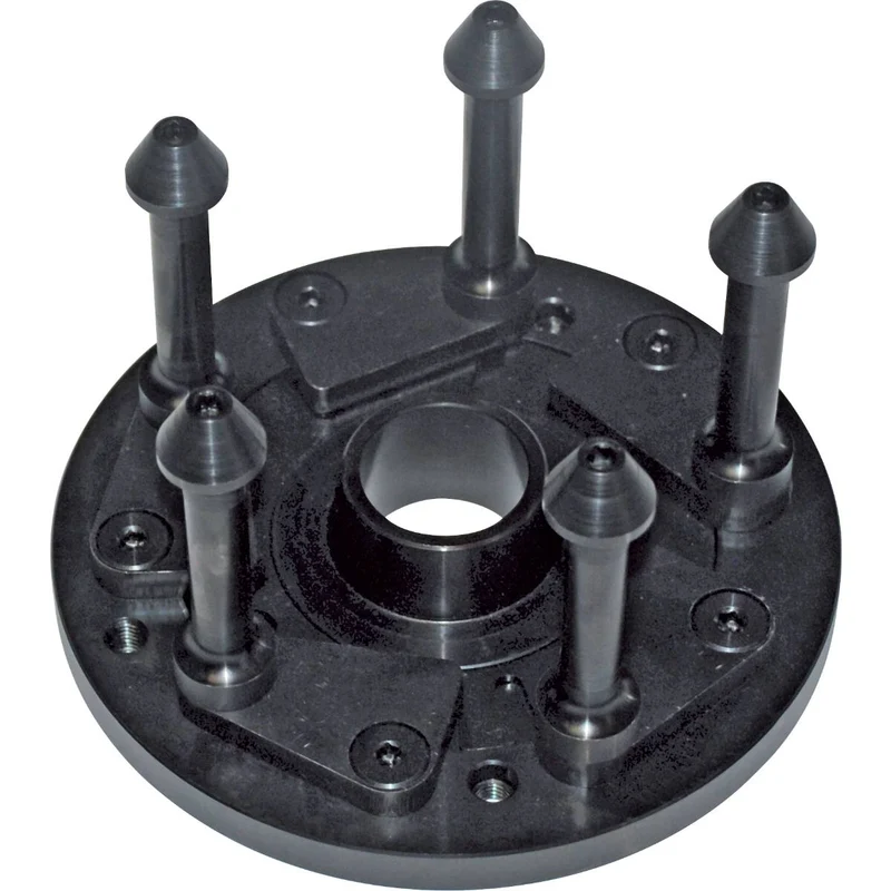 Ravaglioli Präzisions-Typenspannplatte Universal, für 3/4/5-Lochfelgen |-inklusive Zentrierbolzen