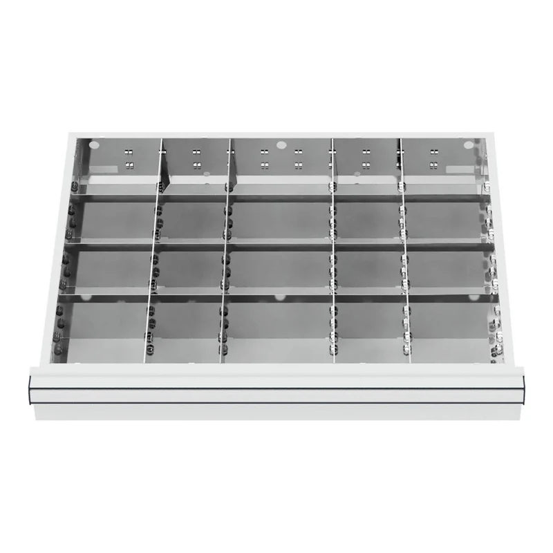 STIER Schubladeneinteilung Metalleinteilung BLH 75 mm Innenmaß 600x450 mm 20