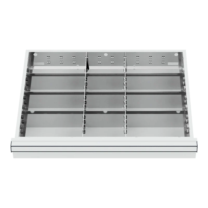 STIER Schubladeneinteilung Metalleinteilung BLH 150/175 mm Innenmaß 600x450 mm
