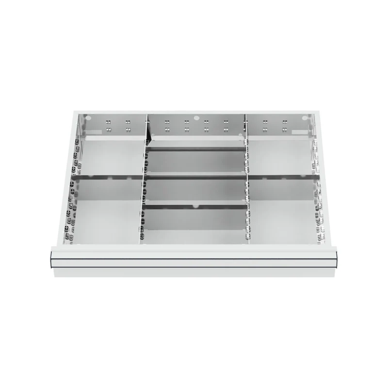 STIER Schubladeneinteilung Metalleinteilung BLH 75 mm Innenmaß 600x450 mm 8