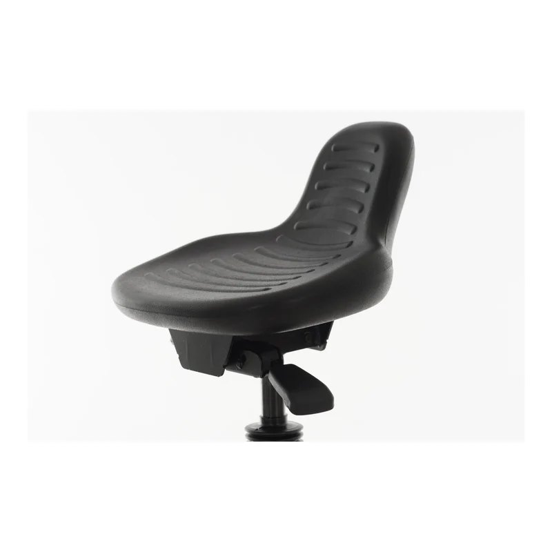 STIER Stehhilfe mit Bodengleitern höhenvertellbare Sitzhöhe 580-840 mm PU-Sitz