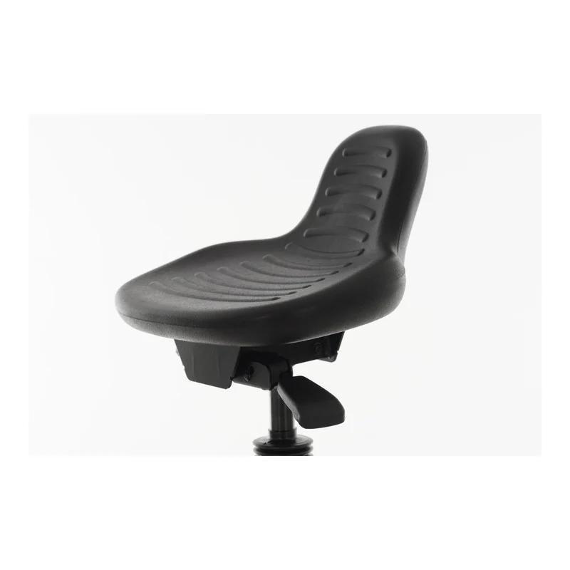 STIER Stehhilfe mit Bodengleitern höhenvertellbare Sitzhöhe 580-840 mm PU-Sitz