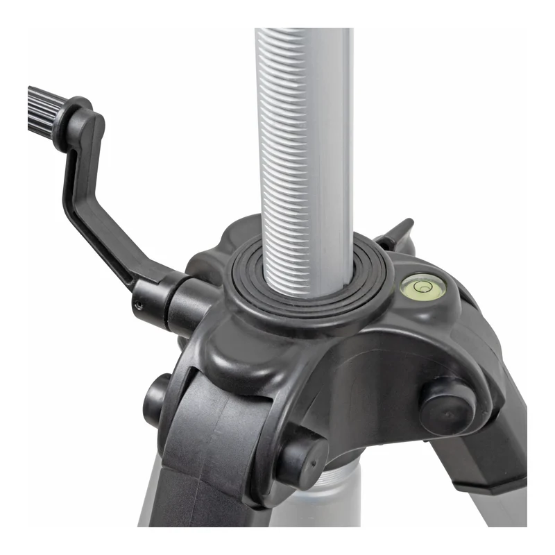 STIER Stativ 250 Baustativ Aluminiumgehäuse 250 cm für Laser und Nivelliergeräte