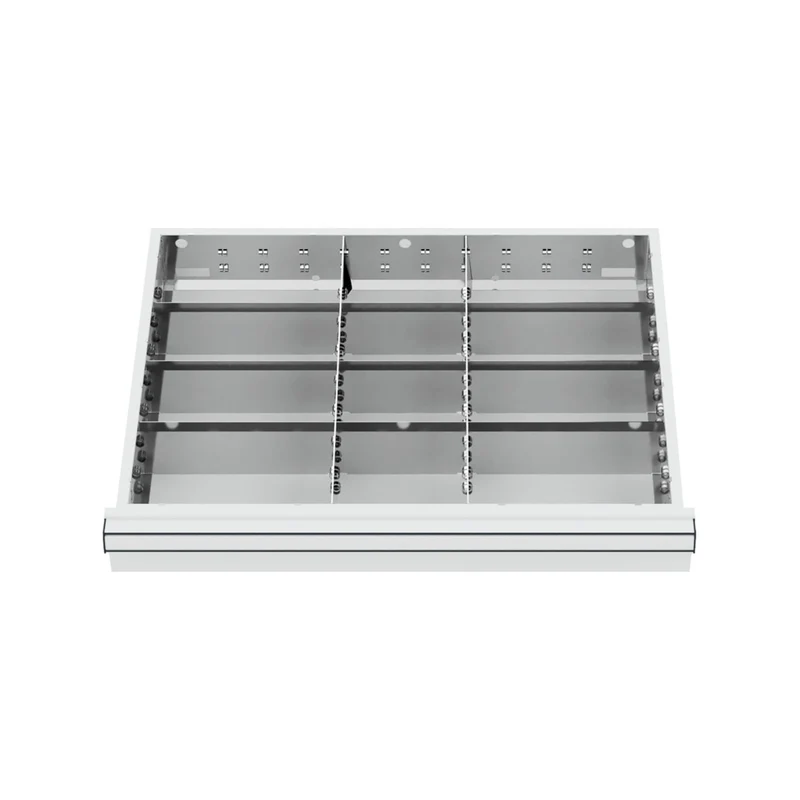 STIER Schubladeneinteilung Metalleinteilung BLH 100/125 mm Innenmaß 600x450 mm