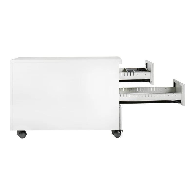 STIER Rollcontainer 3 Schubladen Abmessungen 550x390x790mm Farbe Lichtgrau (RAL