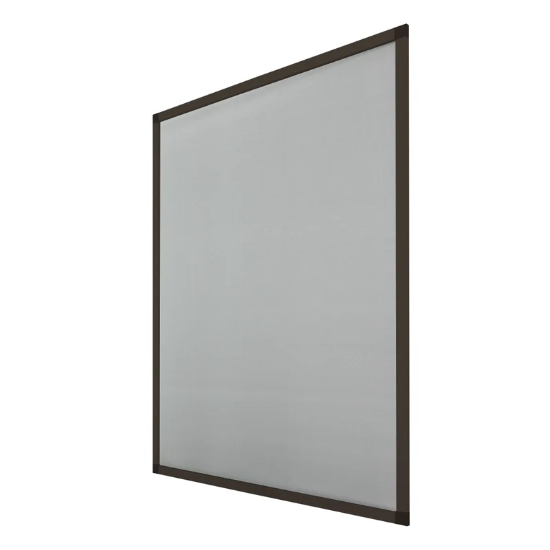 Fliegengitter Braun 80x100 cm mit Rahmen aus Aluminium