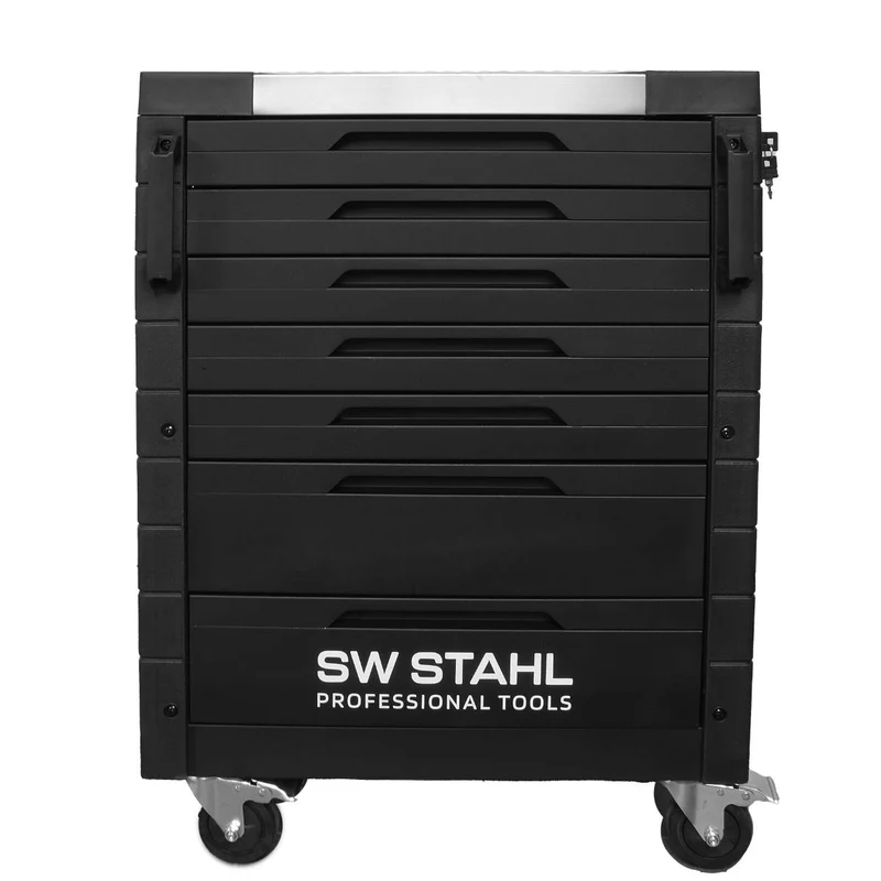 SW-Stahl Werkstattwagen TT400 leer mit 7 Schubladen schwarz