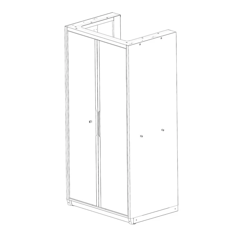 SW-Stahl Flex-Modul Hochschrank 700 mm