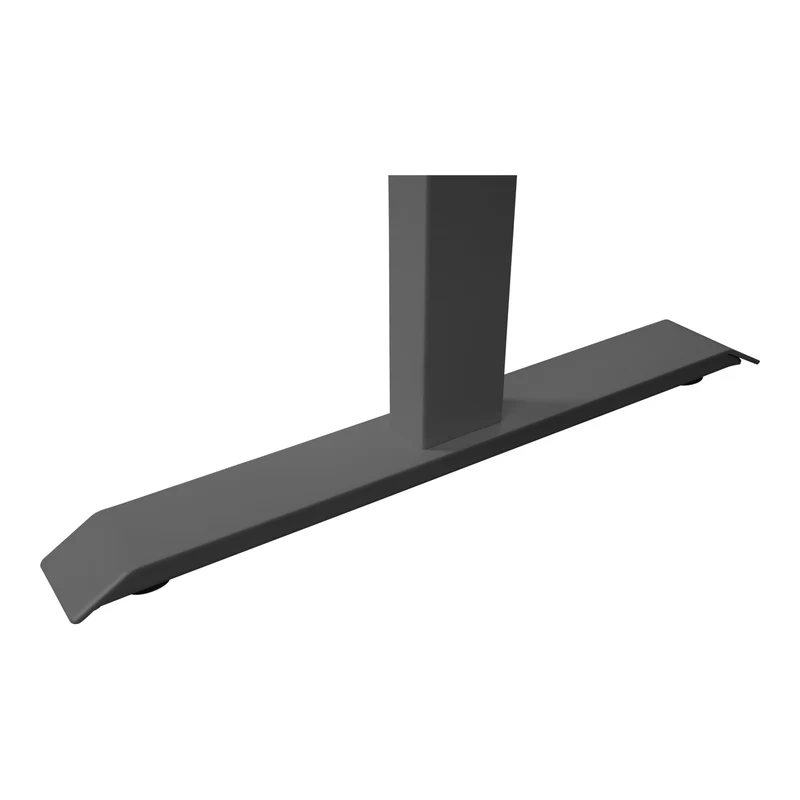 STIER Elektrisch höhenverstellbarer Schreibtisch THA 120x80cm schwarz/schwarz