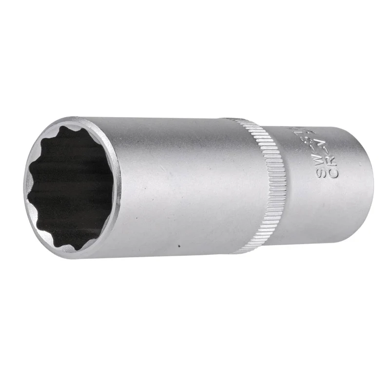 SW-Stahl Steckschlüsseleinsatz 1/2" Zwölfkant 20 mm tief