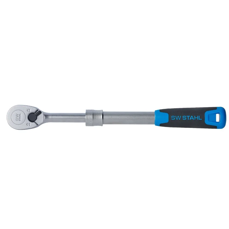 SW-Stahl Umschaltknarre 1/2" High Torque 1.075 Nm Teleskopauszug