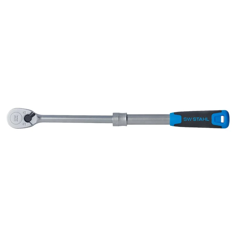 SW-Stahl Umschaltknarre 1/2" High Torque 1.075 Nm Teleskopauszug