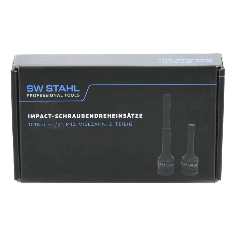 SW-Stahl Schraubendreheinsätze 1/2" M12 Vielzahn 2-teilig