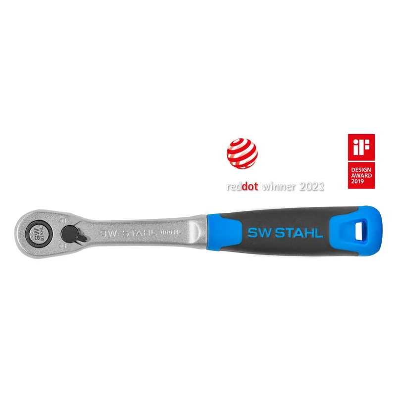 SW-Stahl Umschaltknarre 1/4" schlanke Ausführung