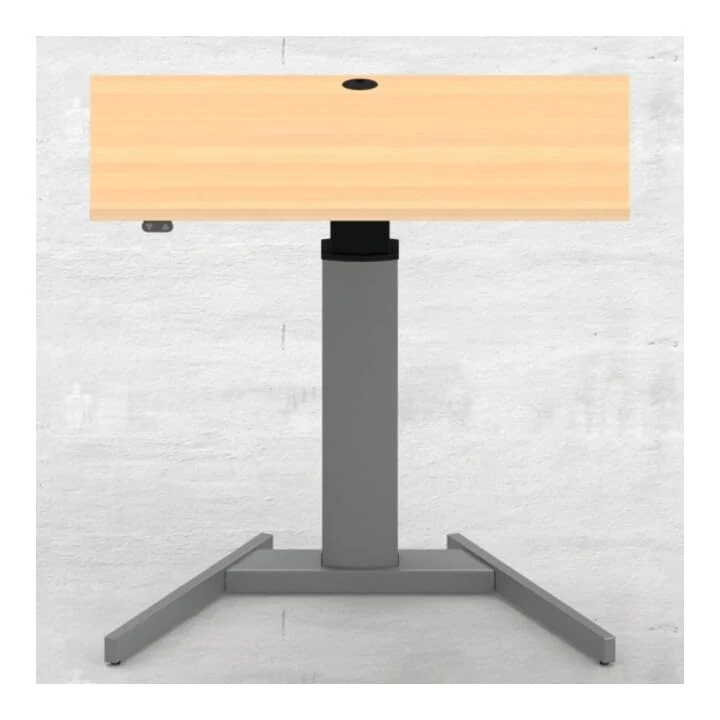 STIER Elektrisch höhenverstellbarer Steh-Tisch 501-19 100x80cm Buche mel.