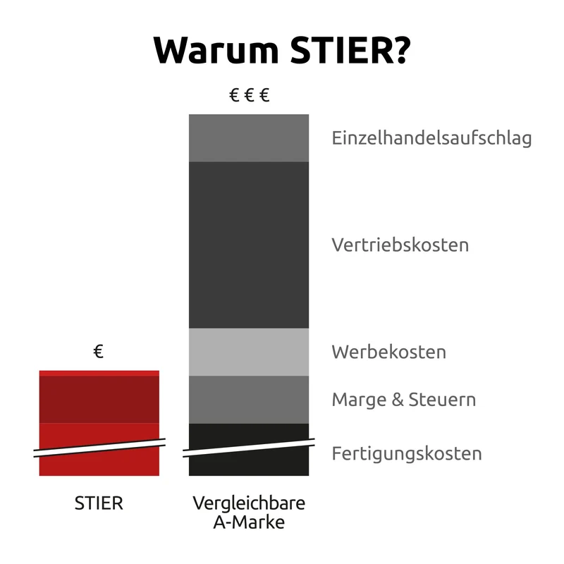STIER Gerüstbauratsche 19 x 22 mm Doppel-Sechskant Ringratsche