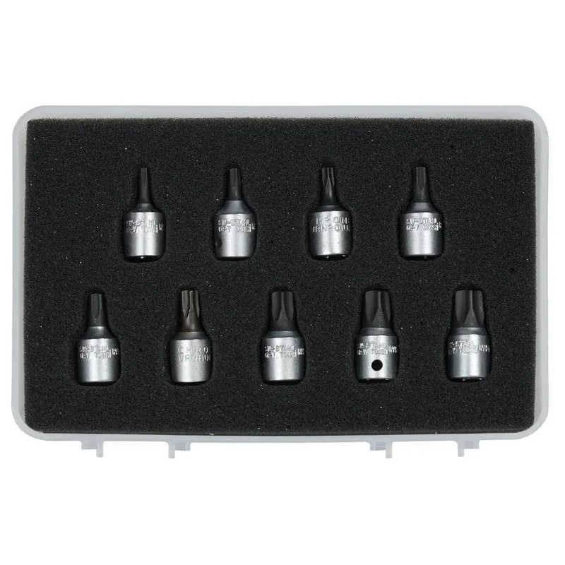 SW-Stahl Schraubendreheinsätze 1/4" TPR-Profil IP10-IP50 9-teilig