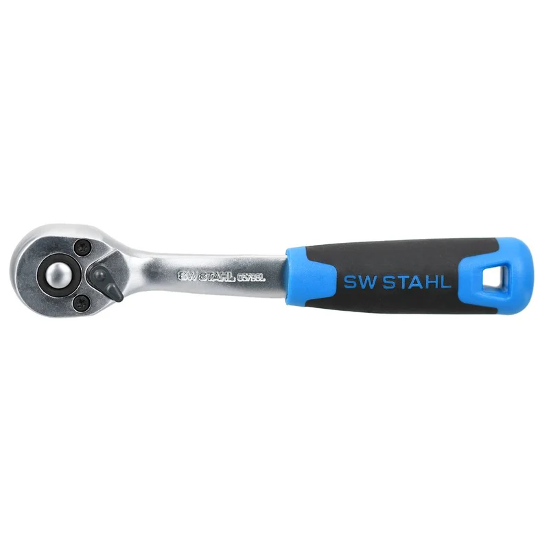 SW-Stahl Umschaltknarre 1/4" gebogen