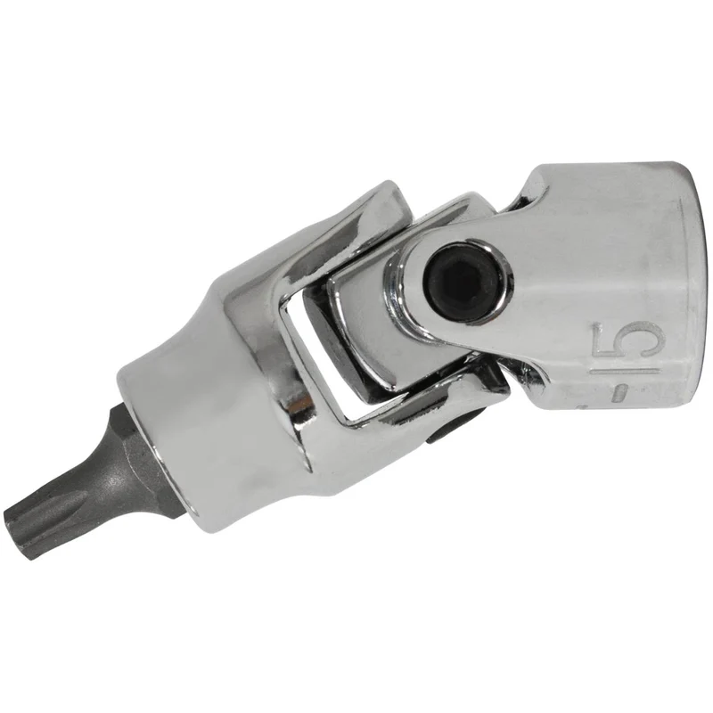SW-Stahl Schraubendreheinsatz 1/4" T-Profil T15 mit Gelenk