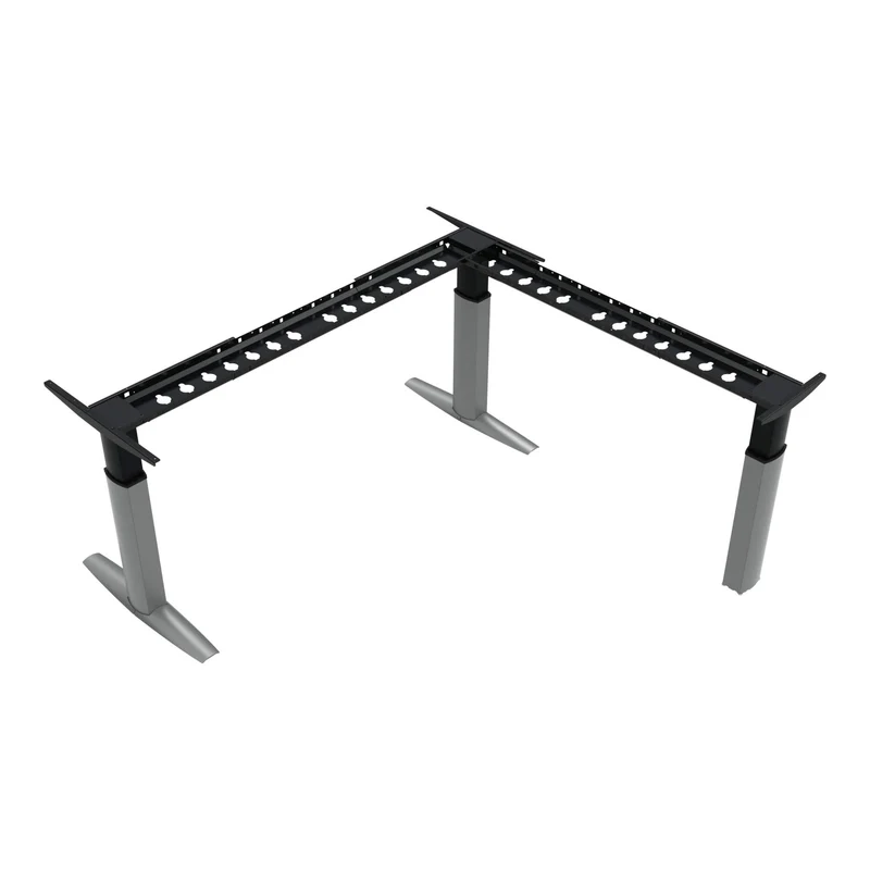 STIER Elektrisch höhenverstellbares Gestell für Eckschreibtisch 501-23 68-120cm