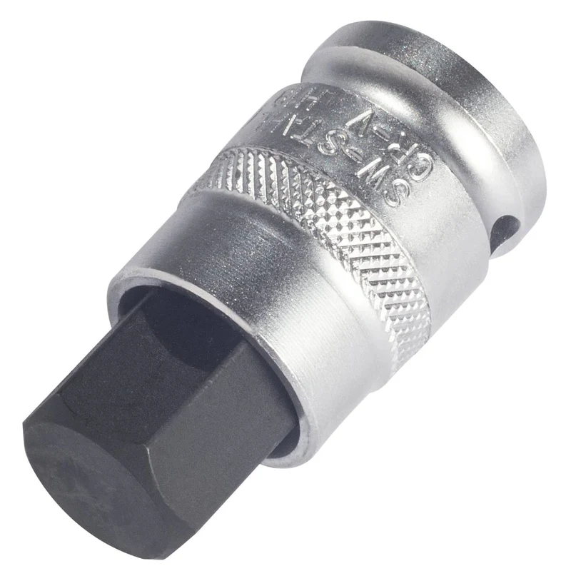 SW-Stahl Schraubendreheinsatz 1/2" Innensechskant 22 x 53 mm
