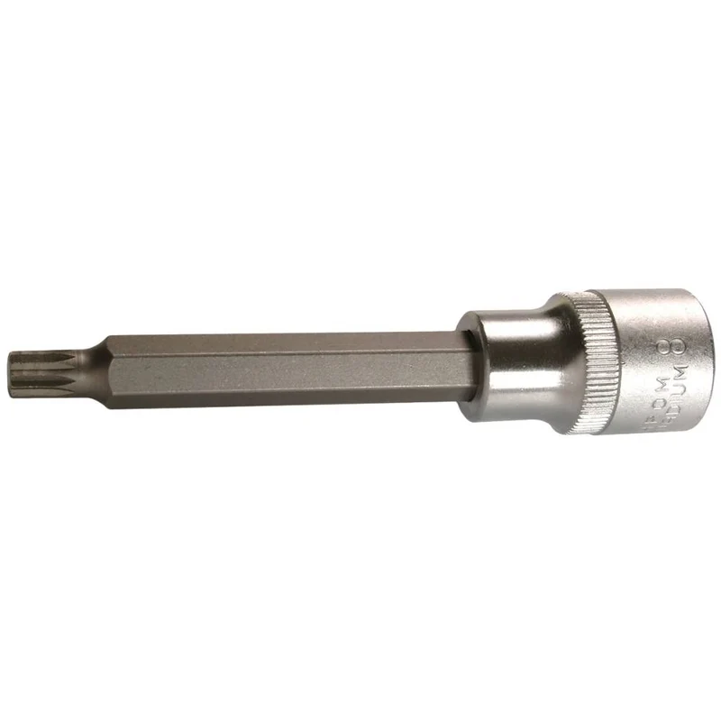 SW-Stahl Schraubendreheinsatz 1/2" Innenvielzahn M5 x 100 mm
