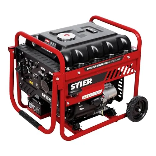 STIER Inverter Stromerzeuger SNS-500 5,0 kW 75 dB(A) Stromgerenator Benzin