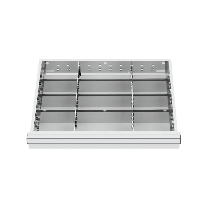 STIER Schubladeneinteilung Metalleinteilung BLH 75 mm Innenmaß 600x450 mm 12